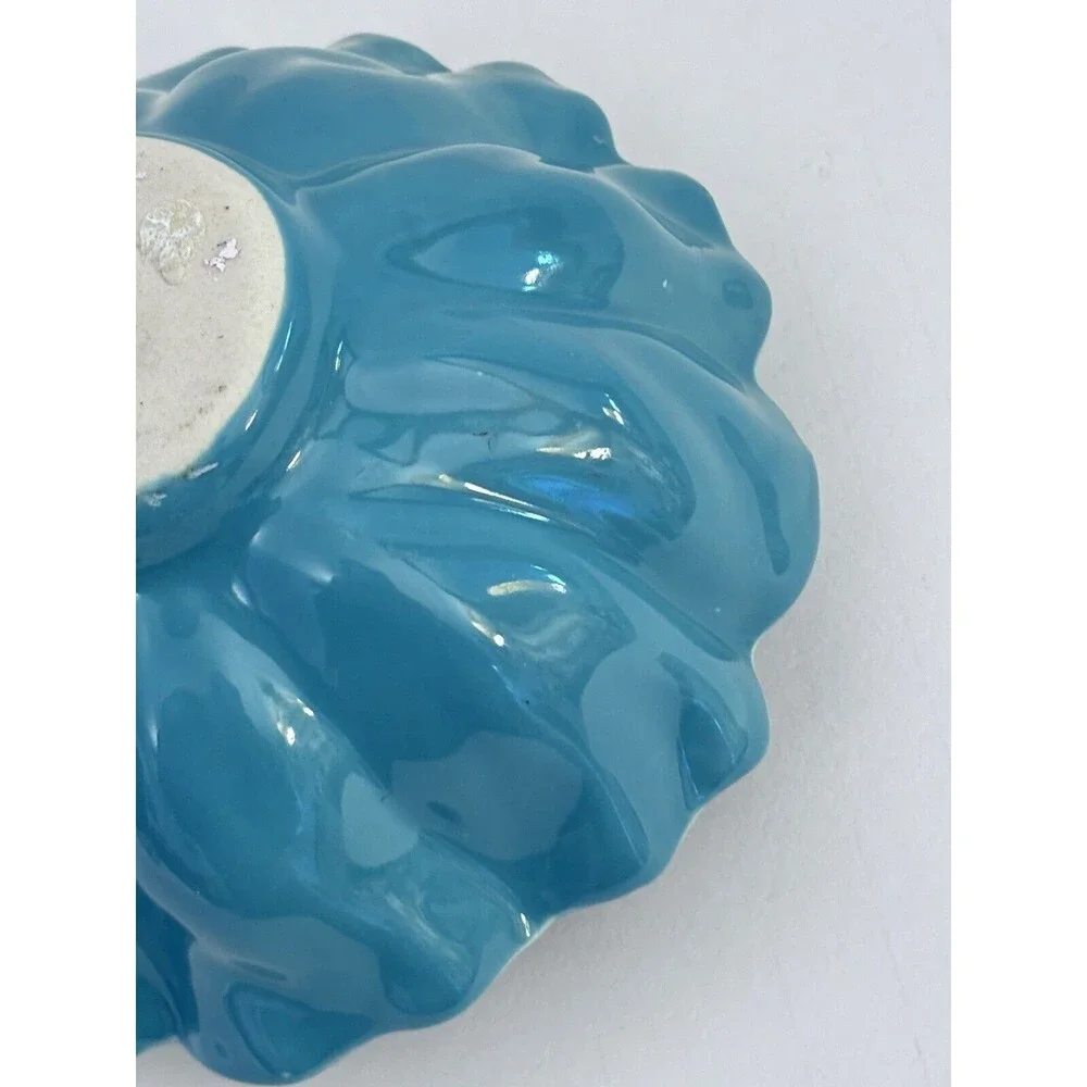 Discontinued Des Pots Turquoise Glazed Lotus Seed Pod Vase